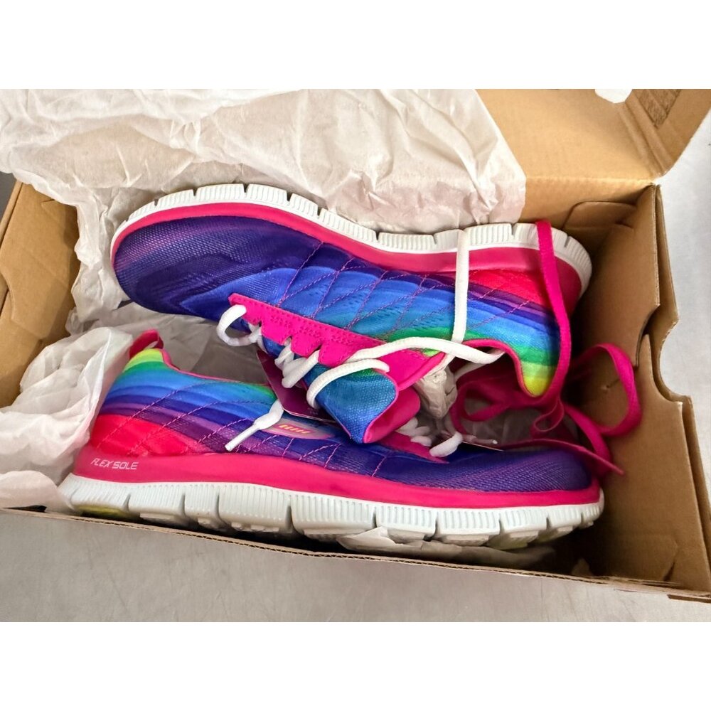 Skechers Flex Appeal Womens / Memory Foam Pretty Please sz 6.5 12067 - Picture 8 of 9